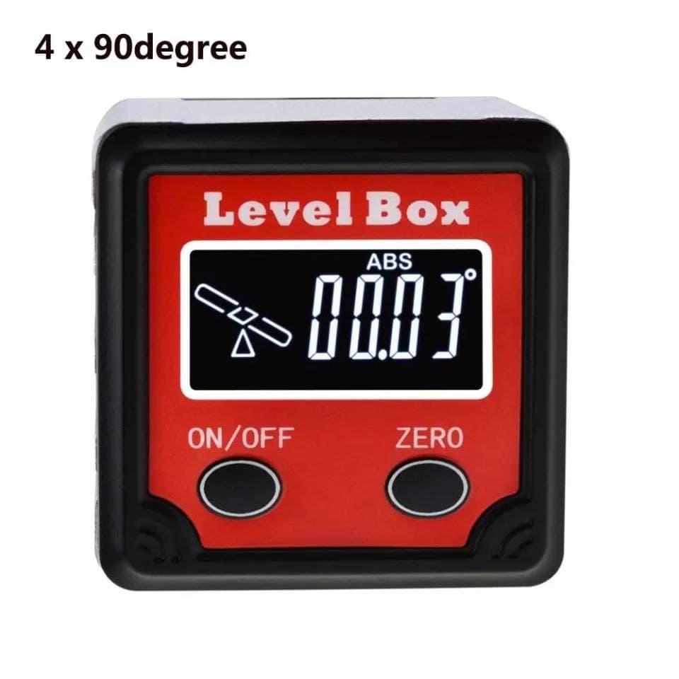 Кутомір електронний "RED LEVEL BOX-II" магнітний, інклінометр, цифровий рівень (IP65, точність ±0,1°)