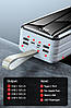 Портативний зарядний пристрій Power Bank 3 USB PoverBank  30 000 mAh, фото 7