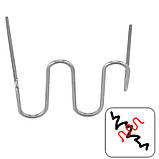 Скоба хвиля "LONG WAVE 0,8S" для термостеплера (100шт; 0,8мм), фото 3