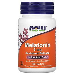 Melatonin 5 мг Now Foods 120 таблеток