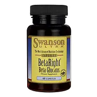 Бета Глюкан 60 кап Swanson BetaRight Beta Glucans США Доставка из ЕС