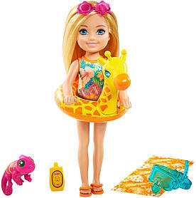 Лялька Барбі Челсі з хамелеоном Barbie Chelsea The Lost Birthday GRT81