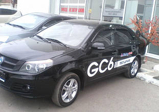 Вітровики "CT" дефлектори вікон на авто Кобра Geely GC6 2014+