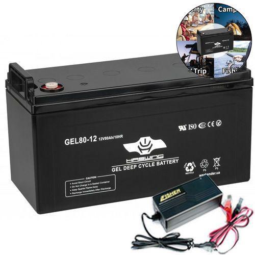 Тяговий акумулятор Haswing. 12V. 30 A/h AGM. Без З/У. АГМ тягова акумуляторна батарея.