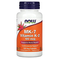 Now Foods, MK-7 Vitamin K-2 100 мкг (120 капс.), витамин К-2 МК-7