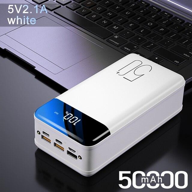Портативний зарядний пристрій PowerBank ProTech 30000 mAh 3 USB ліхтарик