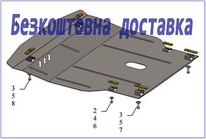 Захист двигуна Daewoo Nubira 3 J200 (2003-2004)(Захист двигуна Део Нубіра) Кольчуга