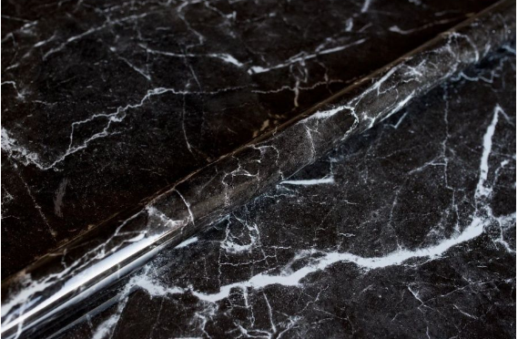 Кухонна плівка, що самоклеїться, для поверхонь чорний мармур 3Mх0.60M (100), фото 1