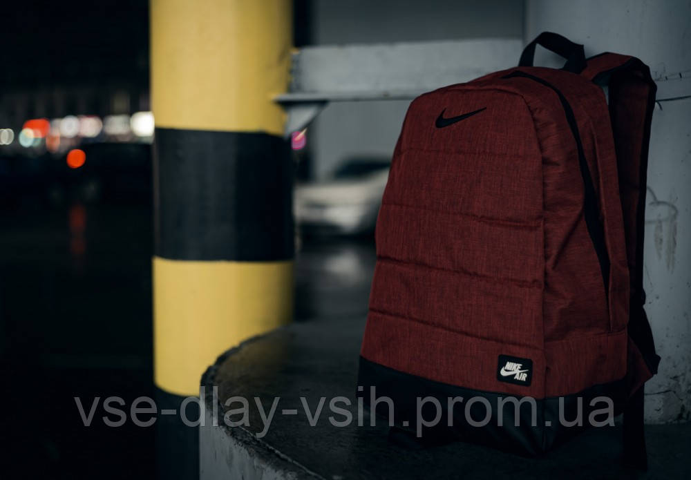 Рюкзак Nike Air (Найк) Червоний Меланж — Купити Недорого на Bigl.ua ...