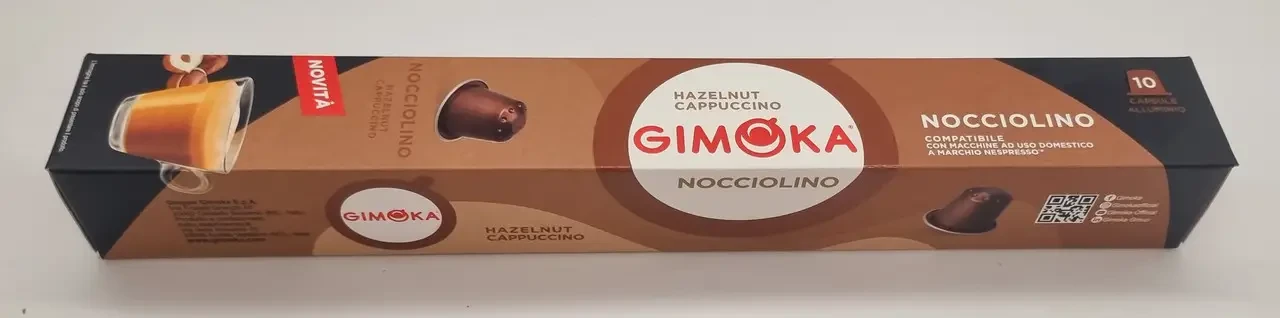 Кофейный напиток в капсулах Gimoka Nespresso Nocciolino (10 шт