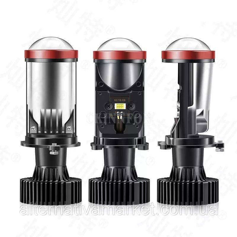 Купить Лампы BI-LED мини-линзы Y8 "H4 MINI LED LENS"(70Вт, 16000Лм ...
