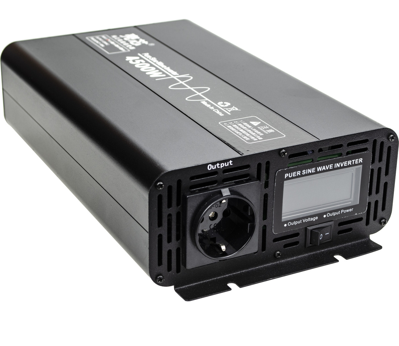 Інвертор 12V-220 "KAIX 4500W SIN", перетворювач напруги 12V-220V (Чиста Сінусоїда, 4500Вт)
