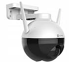 IP-камера відеоспостереження Ezviz C8C + карта Hikvision 64Gb камера зовнішнього спостереження FullHD WiFi, фото 6