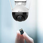 IP-камера відеоспостереження Ezviz C8C + карта Hikvision 64Gb камера зовнішнього спостереження FullHD WiFi, фото 7