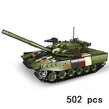 Конструктор XB 06805 "Основний бойовий танк ЗСУ Т-64" 502 деталі