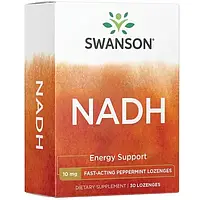 Swanson Fast-Acting NADH 10 mg 30 таб Быстродействующий НАДН 10 мг США Доставка из ЕС