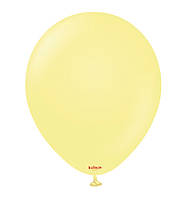 Воздушные шары Kalisan (13 см) 10 шт, Турция, цвет - жёлтый (макарун)