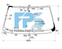 Лобовое стекло Audi A8 1994-1998 D2