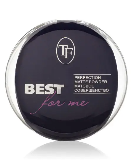 Компактна пудра для обличчя Triumph Cosmetics (TF) Perfection Matte Powder "Best For Me" 18 г №01 Слонова кістка