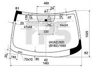 Лобовое стекло Mitsubishi ASX 2010-