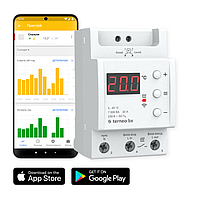Терморегулятор програмований terneo bx з Wi-Fi, на din-рейку 32 А, для теплої підлоги