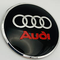 Наклейка для колпачков с логотипом AUDI audi ауди 60 мм металл