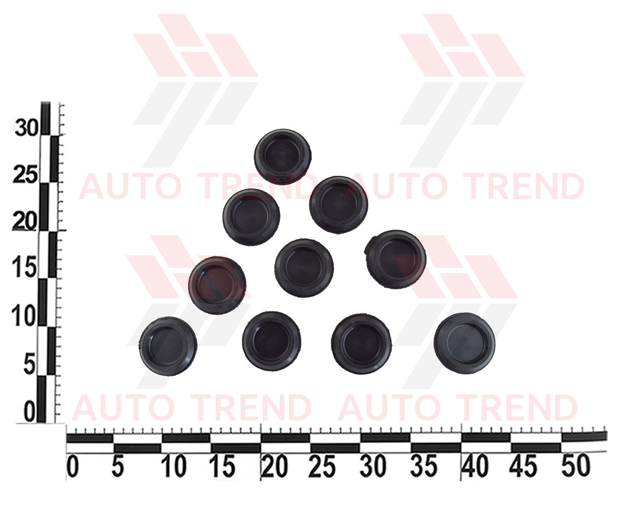 Заглушка отверстий брызговика пробка лонжерона большая ВАЗ 2108 2109 ...