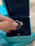 Tiffany кільце, срібло 925 з кубічним цирконієм / Тіффані срібне колечко, фото 7