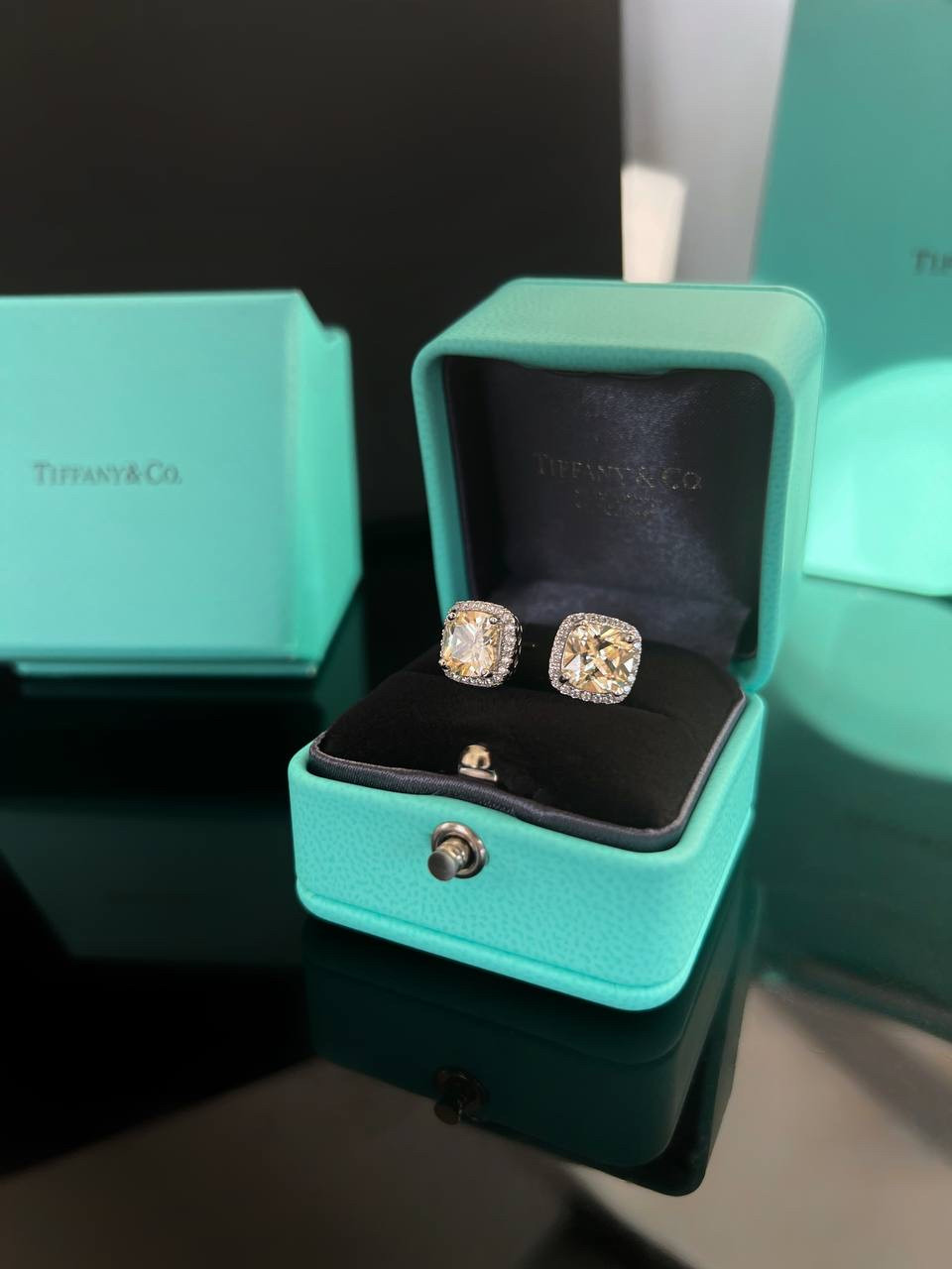 Tiffany сережки срібло 925 / Тіффані срібні сережки в розкішній подарунковій упаковці Tiffany & Co