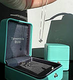 Тіффані Tiffany підвіска срібло 925 з одним фіанітом/упакована в мішечок Тіффані, фото 3