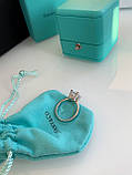 Кільце Тіффані срібло 925 в розкішному брендовому пакованні Tiffany, фото 8