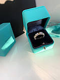 Кільце Тіффані, срібло 925, цирконій, фото 3