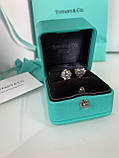 Tiffany сережки срібло 925 / Тіффані срібні сережки в розкішній подарунковій упаковці Tiffany & Co, фото 5