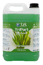 Добриво для гідропоніки Terra Aquatica Tripart Gro (Flora Gro GHE) 5л