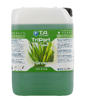 Добриво для гідропоніки Terra Aquatica Tripart Gro (Flora Gro GHE) 10л, фото 1