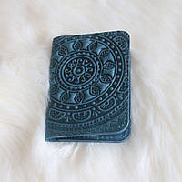 Обкладинка для ID паспорта "Мандала" бірюзовий Гранд Презент 09-М-Бір