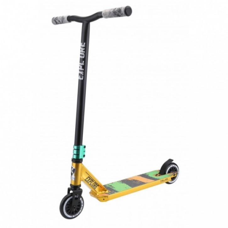 Самокат трюковый Explore PESCARA FAVOR золотистый (HIC, 1 пега) EX-1968