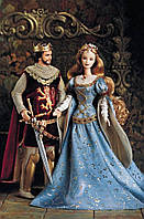 Набор коллекционных кукол Кен и Барби Артур и Гвиневра король и королева Камелота