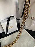 Кольє від Діор позолота 18 К / Ланцюг на шию лимонне золото / Чокер Діор, фото 3