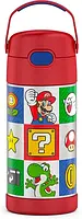 Термос детский с трубочкой 355мл Марио термокружка Thermos Funtainer Mario