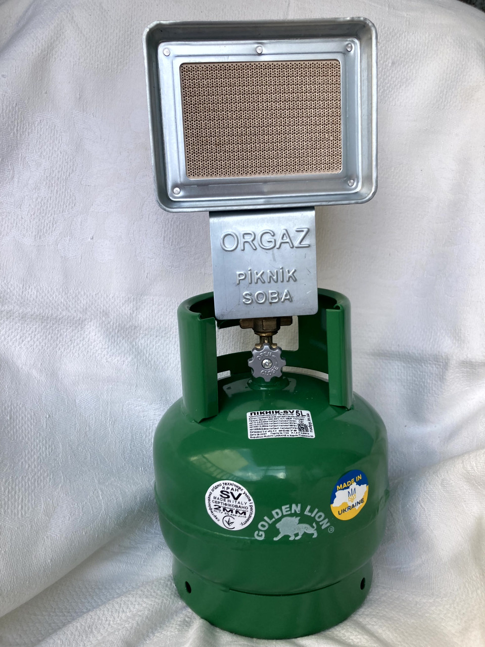 Газовий пальник інфрачервоного випромінювання Orgaz (редуктор)