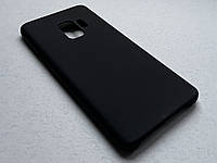 Samsung Galaxy S9 защитный чехол (бампер, накладка, кейс) черный, из матового ударопрочного пластика