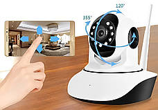 Камера відеоспостереження бездротова поворотна IP Wi-fi Q5 IPC-V380-Q5Y 2mp ⁇ відеокамера охорони, фото 3