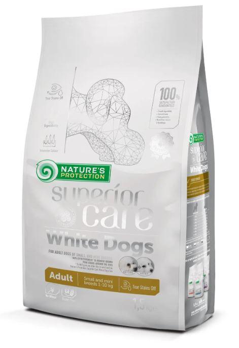 NP Superior White Dogs Adult Small Breeds для собак білого окрасу з ягням, 1.5кг