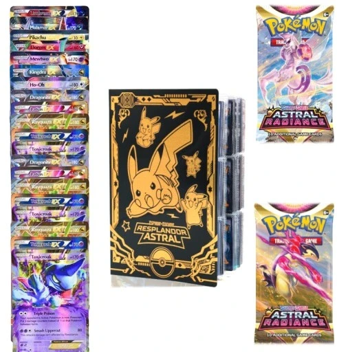 АЛЬБОМ KLASER ДЛЯ 432 КАРТ POKEMON + БЕЗКОШТОВНО 20 КАРТ