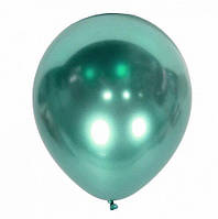 Латексный шар Kalisan 12 Хром Зелёный / Mirror Green (50 шт)