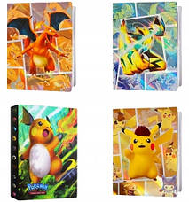 Альбом для карт Pokemon-карток 3D 240+ безплатні карти 50 карт, фото 3