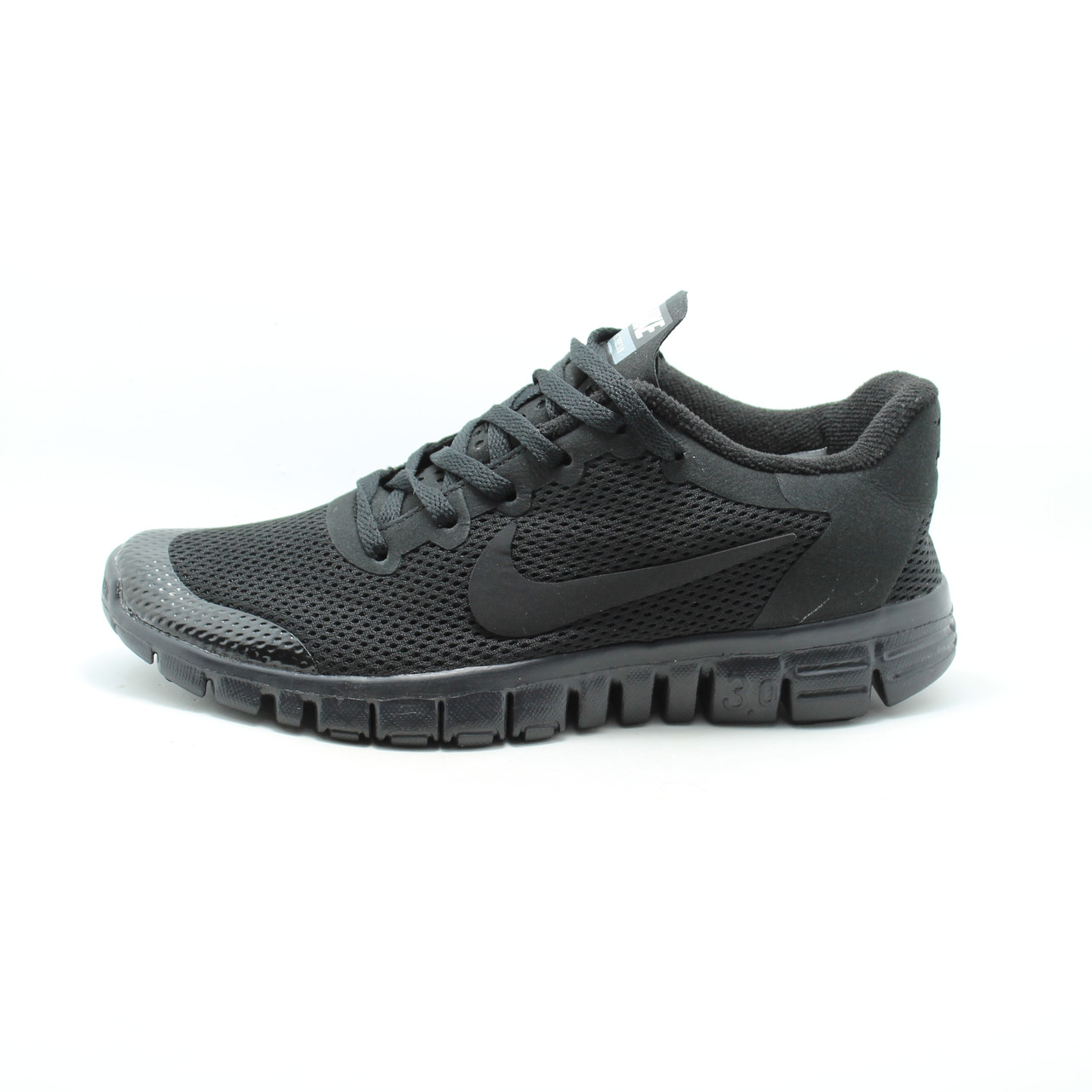 Женские кроссовки Nike Free сетка, черные - фото 4 - id-p1790401370