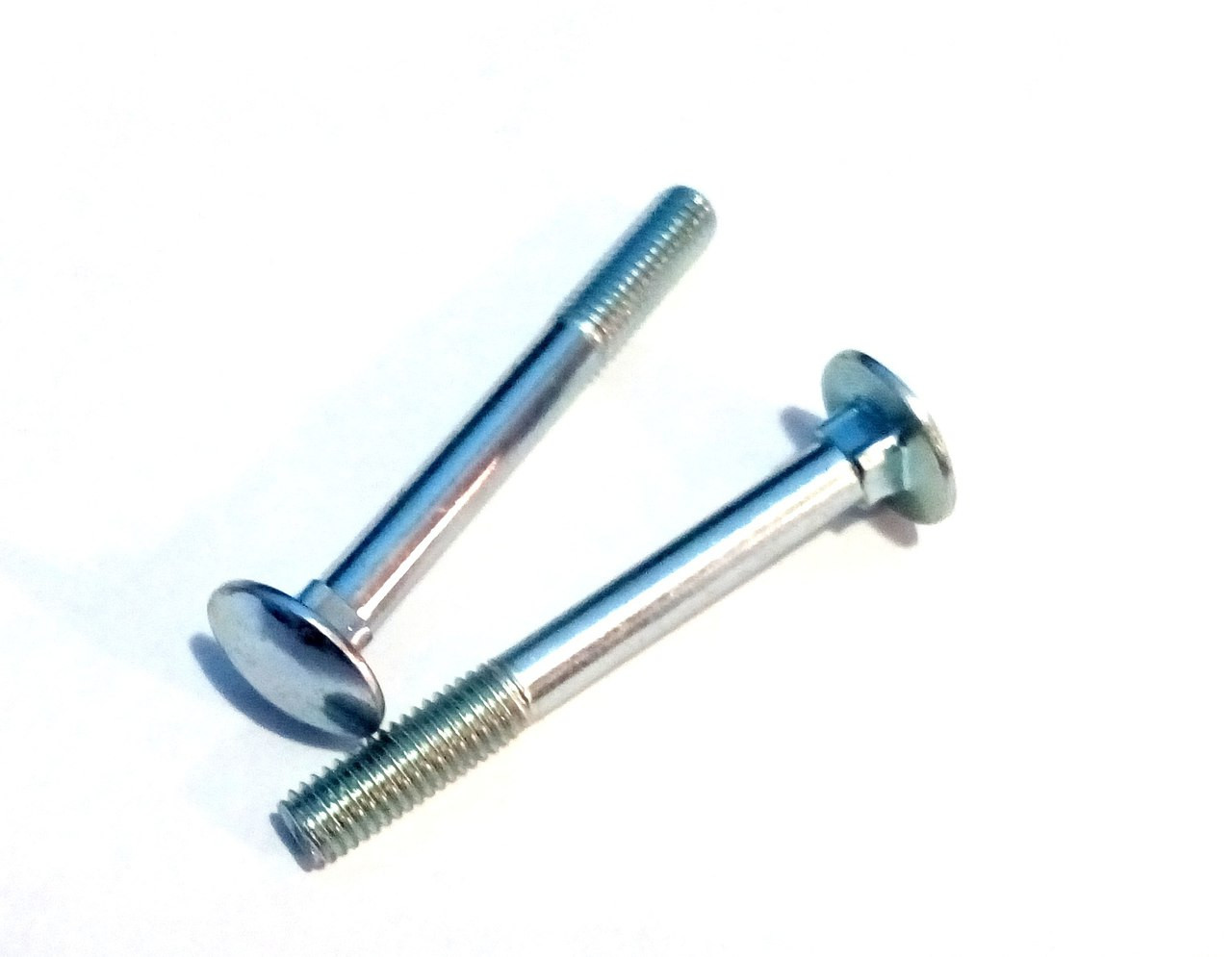 Болт меблевий з квадратним підголовком М6х60, фото 1