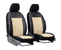 Чехлы на авто для SEAT EXEO 2008-2013 Pok-ter еко кожа с алькантарой Exclusive бевежые (на передние сиденья)